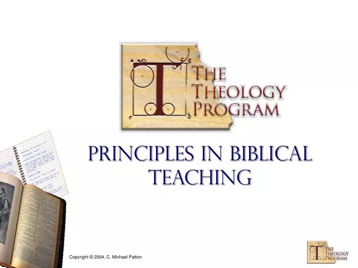 principles in biblical teaching
