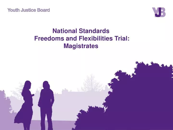 national standards freedoms and flexibilities trial magistrates