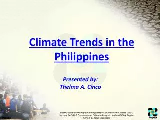 Climate Trends in the Philippines