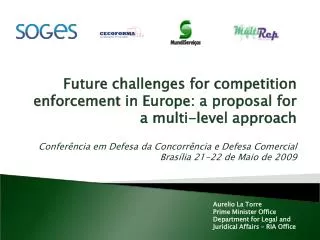 Future challenges for competition enforcement in Europe: a proposal for a multi-level approach