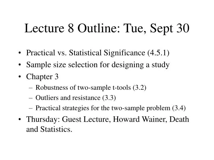 lecture 8 outline tue sept 30