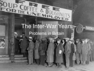 The Inter-War Years