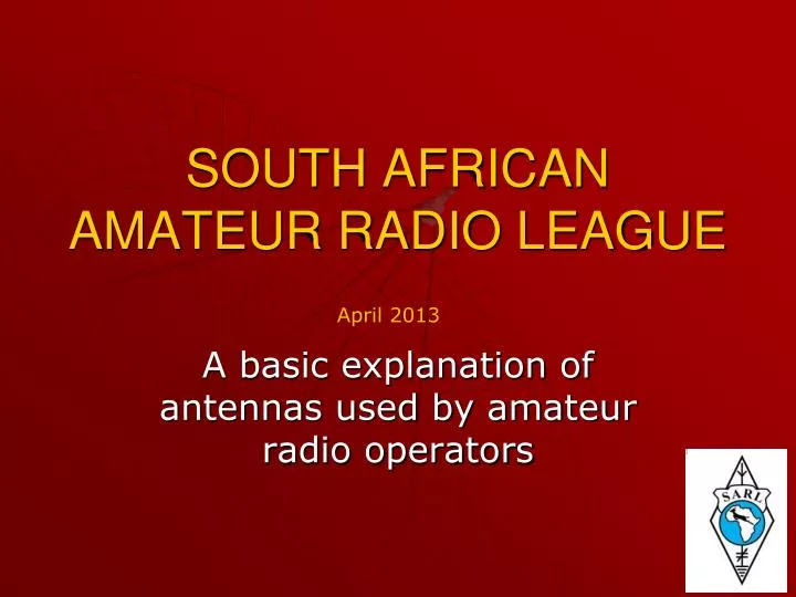 south african amateur radio league