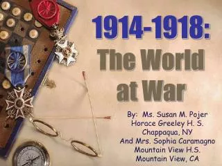 1914-1918: The World at War