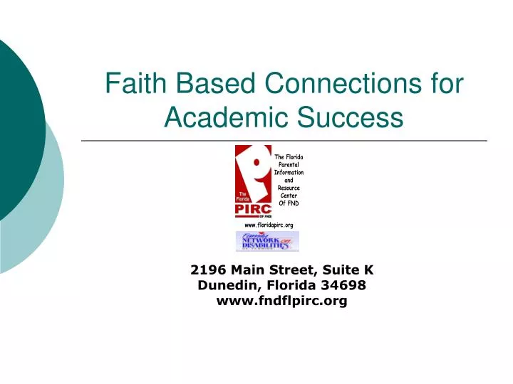 faith based connections for academic success