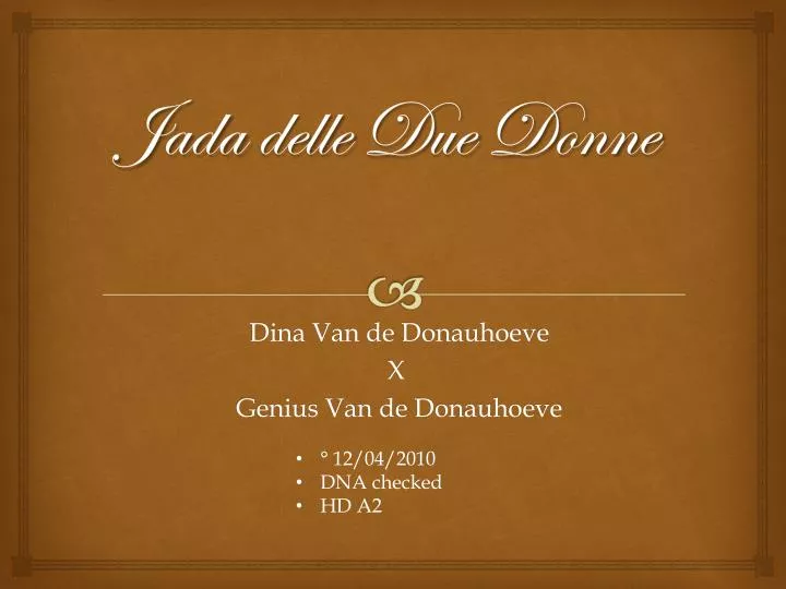 jada delle d ue d onne