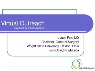 Virtual Outreach