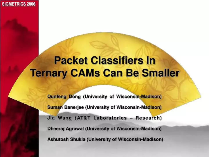 packet classifiers in ternary cams can be smaller