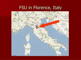 FSU in Florence, Italy
