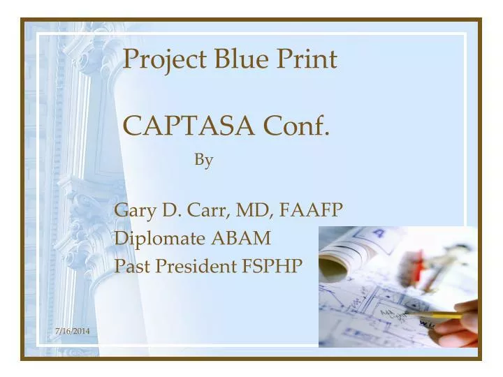 project blue print captasa conf