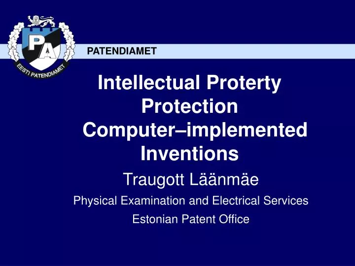 intellectual proterty protection computer implemented inventions