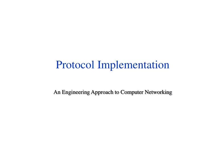 protocol implementation