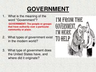 GOVERNMENT