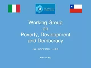 Working Group on Poverty, Development and Democracy