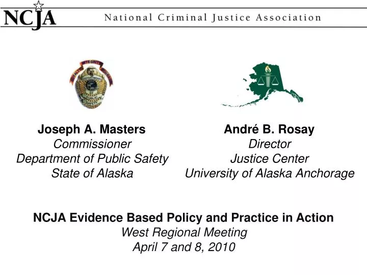 joseph a masters commissioner department of public safety state of alaska