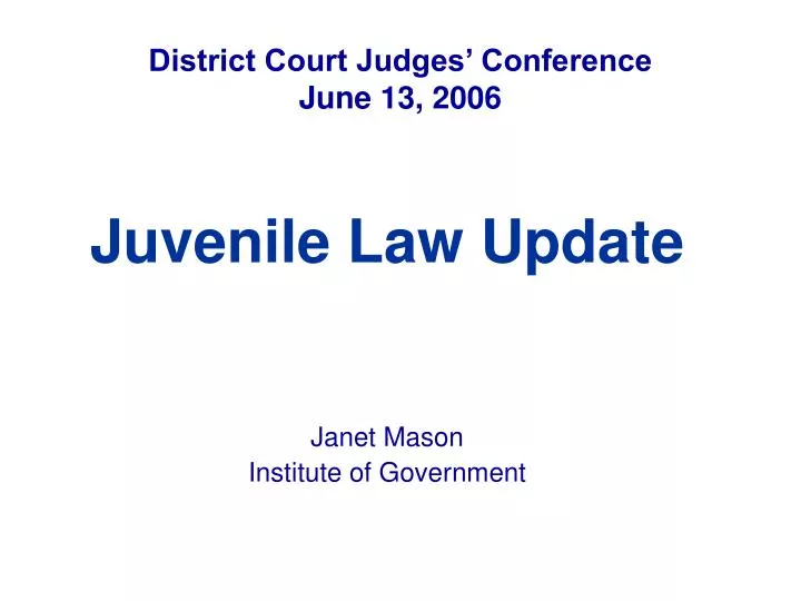 district court judges conference june 13 2006