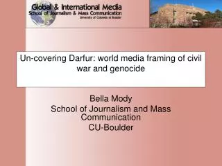 Un-covering Darfur: world media framing of civil war and genocide