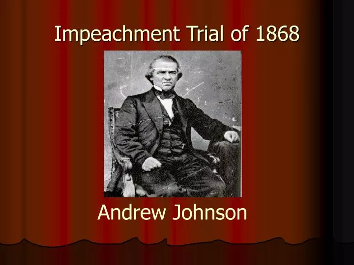 impeachment trial of 1868
