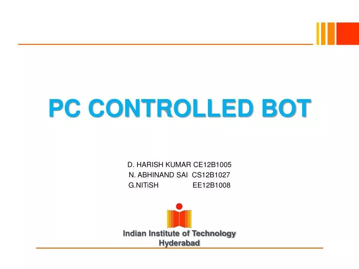 pc controlled bot