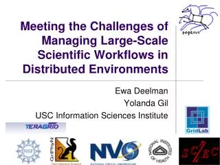 Meeting the Challenges of Managing Large-Scale Scientific Workflows in Distributed Environments