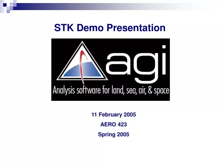 stk demo presentation