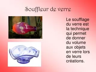 souffleur de verre