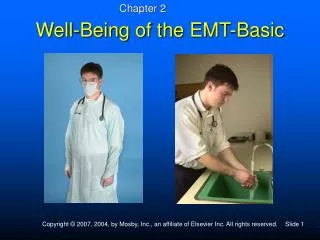 Well-Being of the EMT-Basic