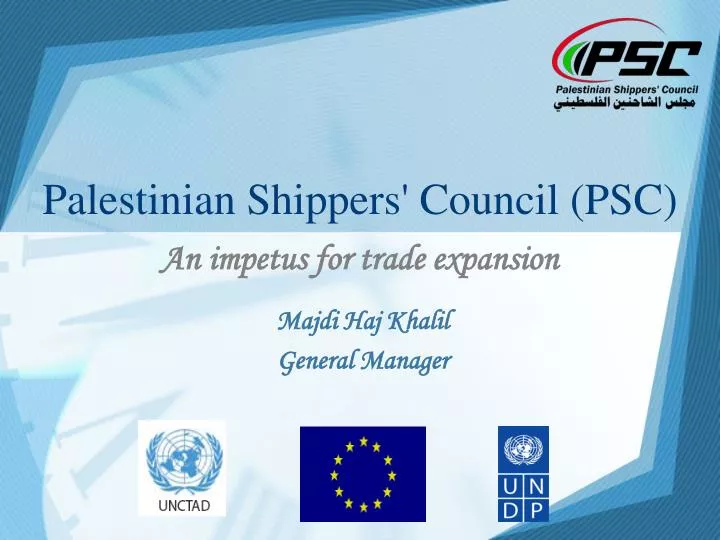 palestinian shippers council psc