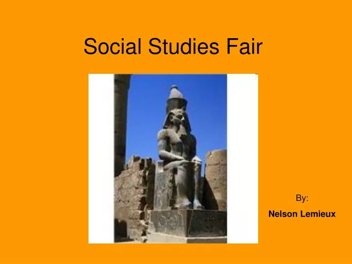 social studies fair