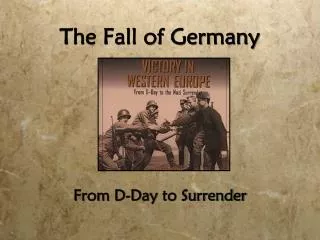 The Fall of Germany