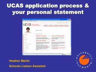 UCAS application process &amp; your personal statement