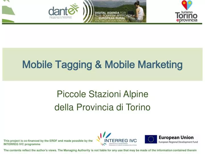 mobile tagging mobile marketing