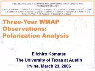 Three-Year WMAP Observations: Polarization Analysis