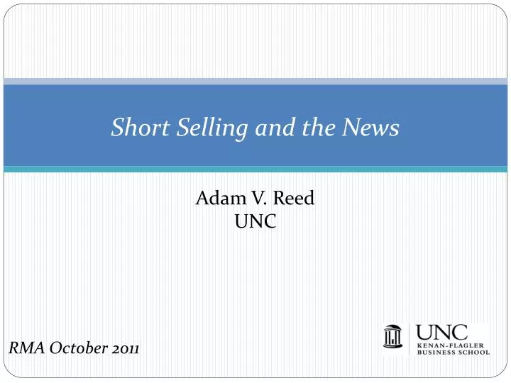 short selling and the news