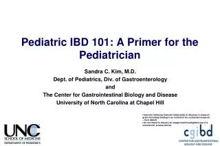 Pediatric IBD 101: A Primer for the Pediatrician