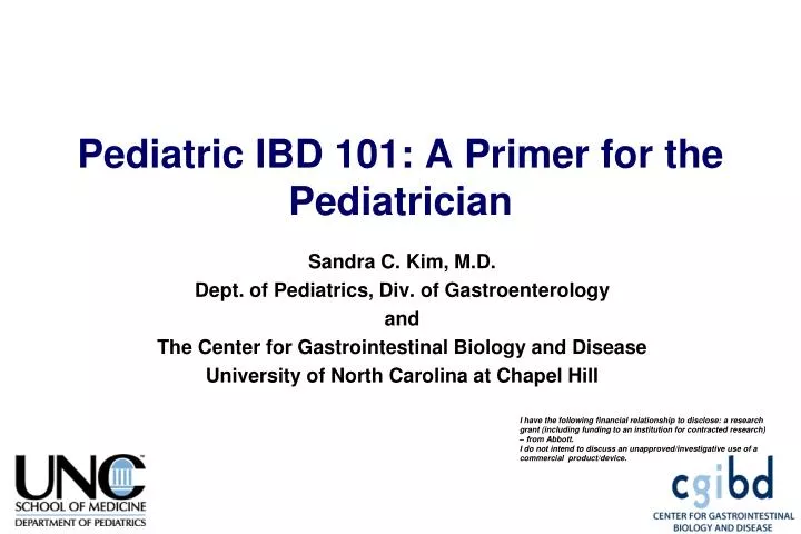 pediatric ibd 101 a primer for the pediatrician