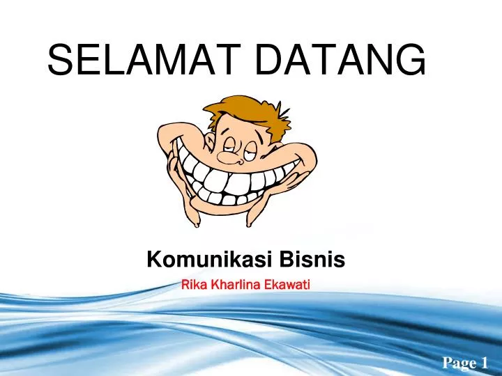 selamat datang