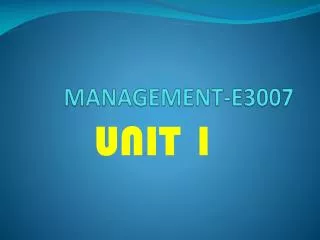 management e3007
