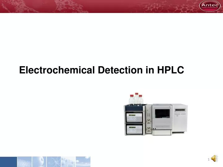 electrochemical detection in hplc