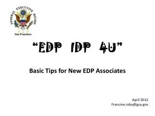 “EDP IDP 4U”