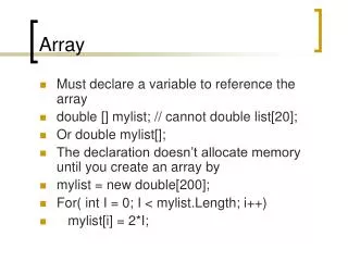 Array