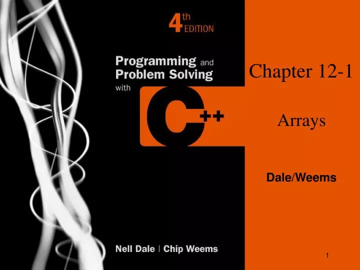 chapter 12 1 arrays
