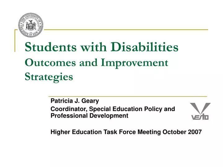 students with disabilities outcomes and improvement strategies