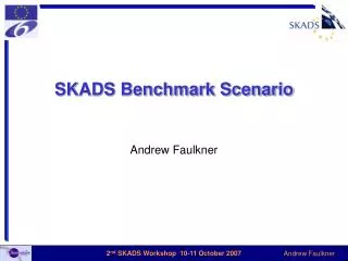 SKADS Benchmark Scenario