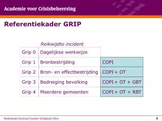 referentiekader grip