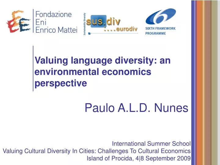 valuing language diversity an environmental economics perspective