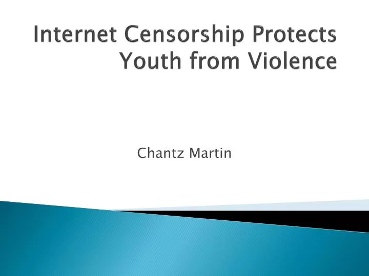 internet censorship protects youth from violence