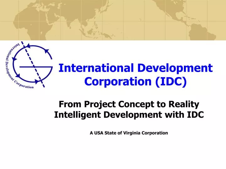 international development corporation idc