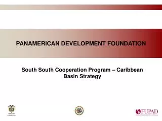 PANAMERICAN DEVELOPMENT FOUNDATION