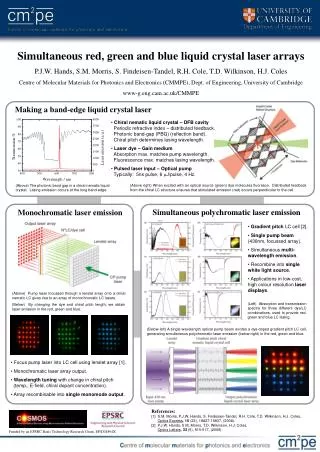 Funded by an EPSRC Basic Technology Research Grant, EP/D04894X